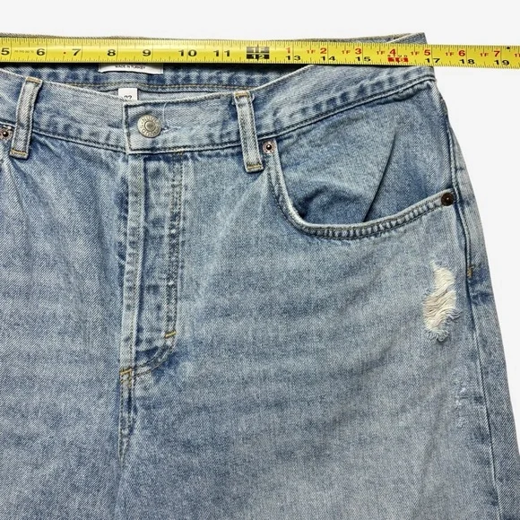 Nuuds The Straight Jeans Classic Fit Size 32 Ranger Wash Distressed 29” Inseam - Picture 11 of 16